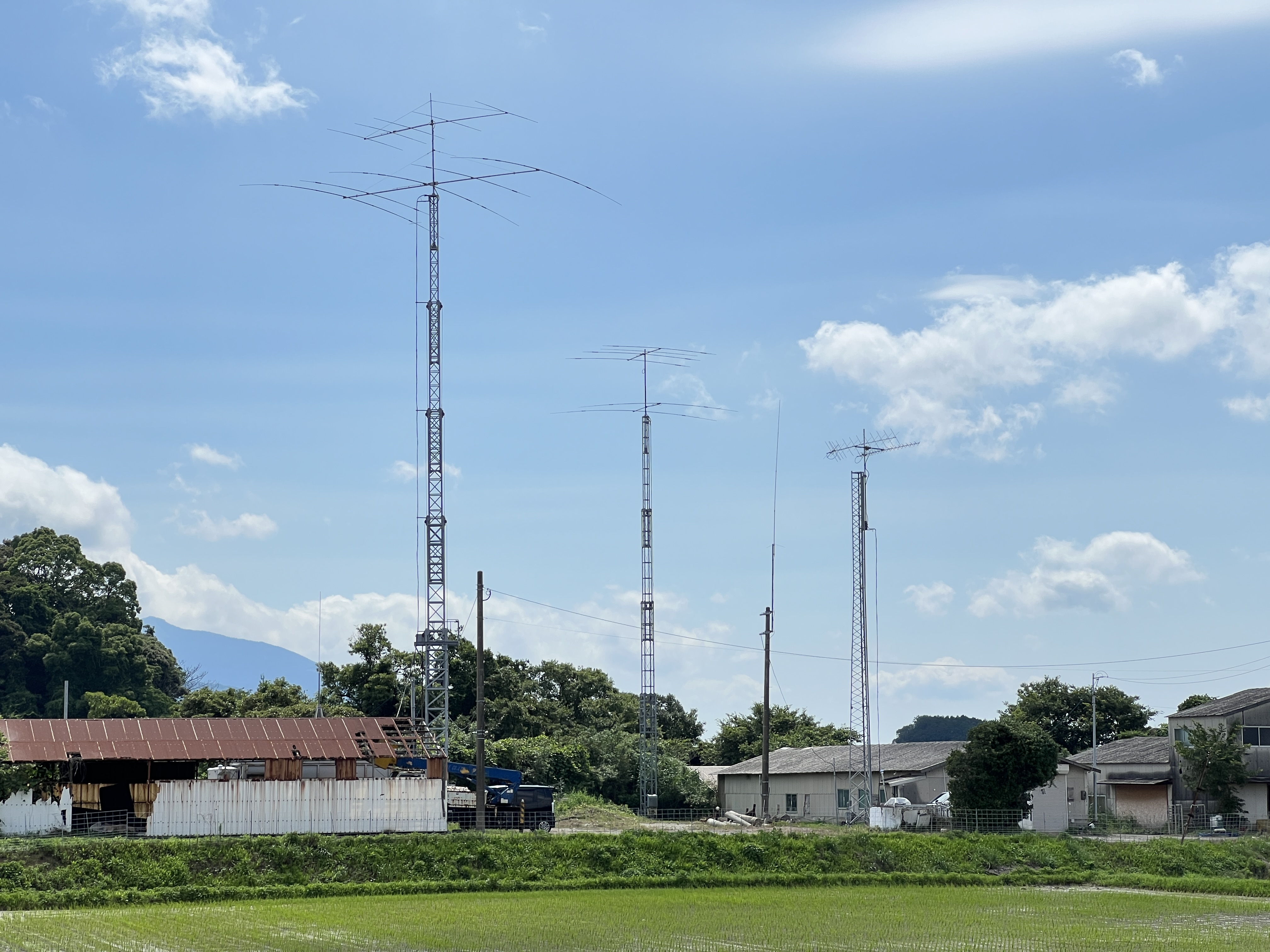 JR6LVR アマチュア無線アンテナ工事